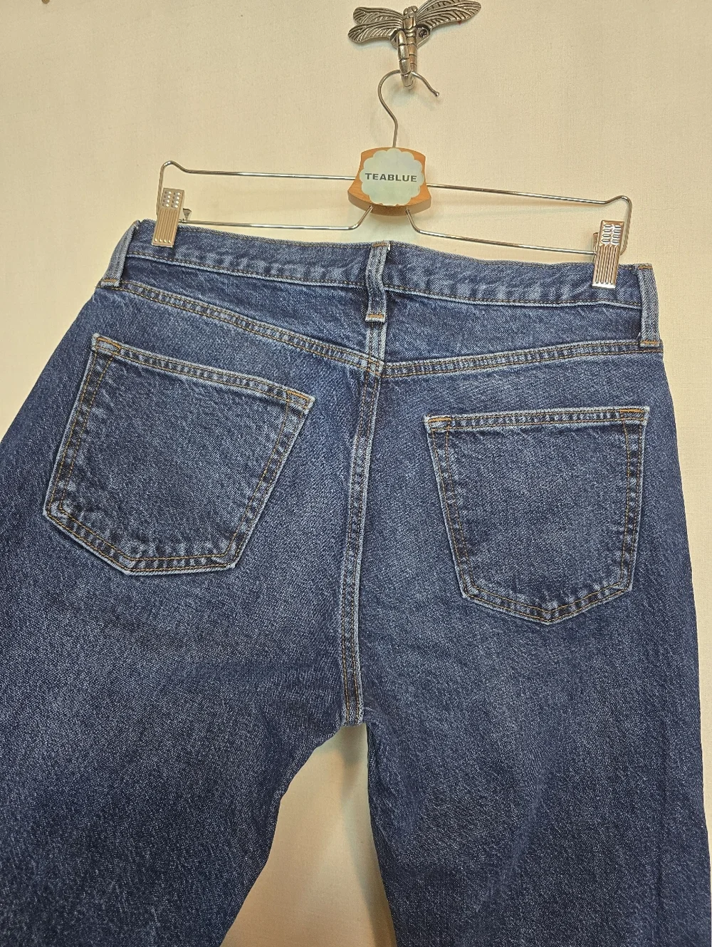 Old Navy 90s Straight Built-In Flex Jeans Men's Dark Wash 32